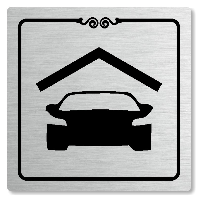 Garage, 148x148mm, stříbrná, Texas